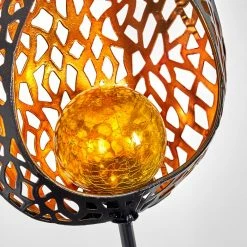 Hofstein Protaras Solarleuchte LED Schwarz, Kupferfarben, 1-flammig -Günstiges Solarleuchten Geschäft protaras solarleuchte h3328040 13