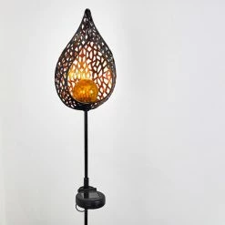 Hofstein Protaras Solarleuchte LED Schwarz, Kupferfarben, 1-flammig -Günstiges Solarleuchten Geschäft protaras solarleuchte h3328040 16