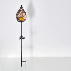 Hofstein Protaras Solarleuchte LED Schwarz, Kupferfarben, 1-flammig -Günstiges Solarleuchten Geschäft protaras solarleuchte h3328040 18