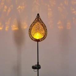 Hofstein Protaras Solarleuchte LED Schwarz, Kupferfarben, 1-flammig -Günstiges Solarleuchten Geschäft protaras solarleuchte h3328040 2