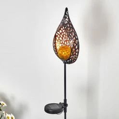 Hofstein Protaras Solarleuchte LED Schwarz, Kupferfarben, 1-flammig -Günstiges Solarleuchten Geschäft protaras solarleuchte h3328040 4