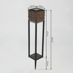 Hofstein Quarrata Solar-Wegeleuchte LED Schwarz, Braun, 1-flammig 15 Hofstein Quarrata Solar-Wegeleuchte LED Schwarz, Braun, 1-flammig -Günstiges Solarleuchten Geschäft quarrata solar wegeleuchte h3428924 3