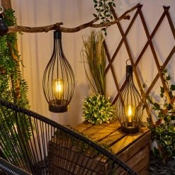 Hofstein Quillagua Solartischleuchte 2er Set LED Schwarz, 1-flammig -Günstiges Solarleuchten Geschäft quillagua solartischleuchte 2er set h3607794 6