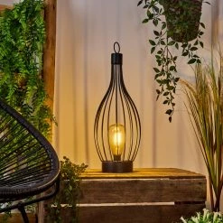 Hofstein Quillagua Solartischleuchte LED Schwarz, 1-flammig -Günstiges Solarleuchten Geschäft quillagua solartischleuchte h3607756 6