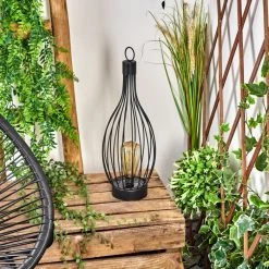 Hofstein Quillagua Solartischleuchte LED Schwarz, 1-flammig -Günstiges Solarleuchten Geschäft quillagua solartischleuchte h3607756 9