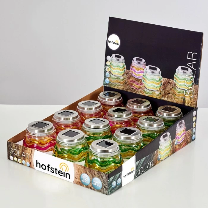 Hofstein Raven Solarleuchte 12er Set LED Gelb, Grün, Orange, 1-flammig 13 Hofstein Raven Solarleuchte 12er Set LED Gelb, Grün, Orange, 1-flammig – Bild 11
