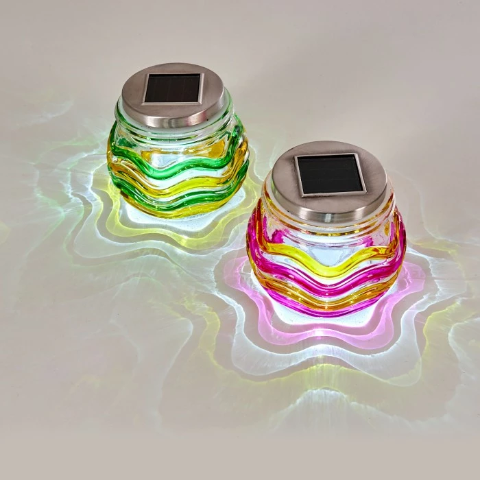 Hofstein Raven Solarleuchte 12er Set LED Gelb, Grün, Orange, 1-flammig 7 Hofstein Raven Solarleuchte 12er Set LED Gelb, Grün, Orange, 1-flammig – Bild 5