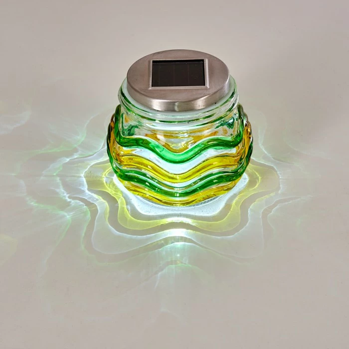 Hofstein Raven Solarleuchte 12er Set LED Gelb, Grün, Orange, 1-flammig 12 Hofstein Raven Solarleuchte 12er Set LED Gelb, Grün, Orange, 1-flammig – Bild 10