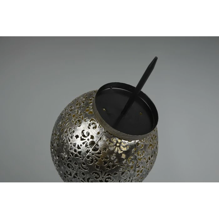 Reality Camiri Solar-Außentischleuchte LED Silber, Antik, 1-flammig 4 Reality Camiri Solar-Außentischleuchte LED Silber, Antik, 1-flammig – Bild 2