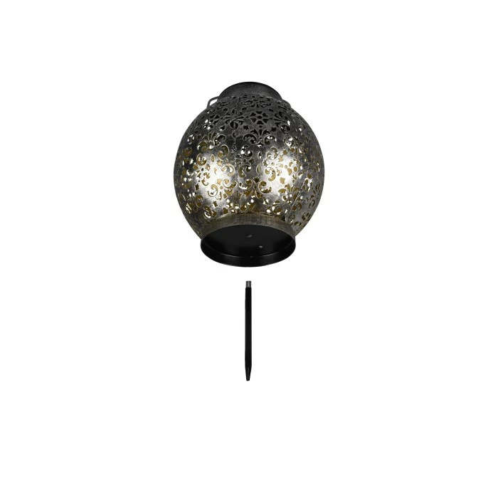 Reality Camiri Solar-Außentischleuchte LED Silber, Antik, 1-flammig 10 Reality Camiri Solar-Außentischleuchte LED Silber, Antik, 1-flammig – Bild 8