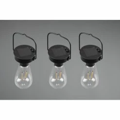 Reality Campus Solarleuchte LED Schwarz, 3-flammig -Günstiges Solarleuchten Geschäft reality campus solarleuchte r35146132 10