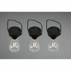 Reality Campus Solarleuchte LED Schwarz, 3-flammig -Günstiges Solarleuchten Geschäft reality campus solarleuchte r35146132 7
