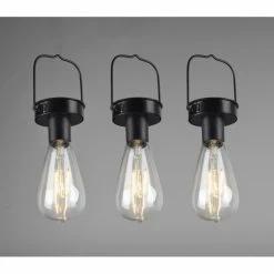 Reality Campus Solarleuchte LED Schwarz, 3-flammig -Günstiges Solarleuchten Geschäft reality campus solarleuchte r35146132 8