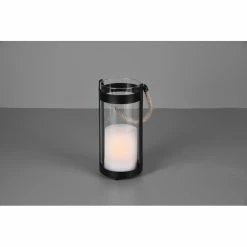 Reality Minas Solar-Außentischleuchte LED Schwarz, 1-flammig -Günstiges Solarleuchten Geschäft reality minas solar aussentischleuchte r55146132 2