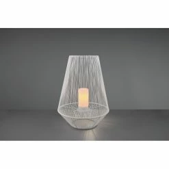 Reality Mineros Solar-Außentischleuchte LED Weiß, 1-flammig