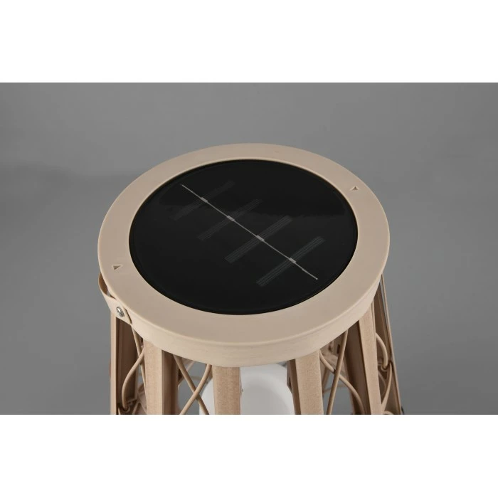 Reality Vinto Solar-Außentischleuchte LED Beige, 1-flammig 5 Reality Vinto Solar-Außentischleuchte LED Beige, 1-flammig – Bild 3