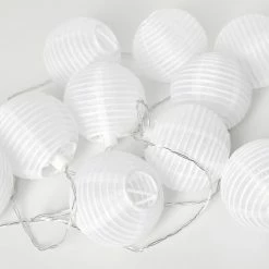 Hofstein Redding Solarlichterkette LED Weiß, 10-flammig -Günstiges Solarleuchten Geschäft redding solarlichterkette h3368220 10