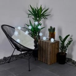 Hofstein Redding Solarlichterkette LED Weiß, 10-flammig -Günstiges Solarleuchten Geschäft redding solarlichterkette h3368220 2