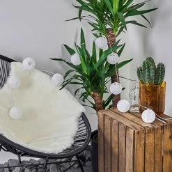 Hofstein Redding Solarlichterkette LED Weiß, 10-flammig -Günstiges Solarleuchten Geschäft redding solarlichterkette h3368220 5