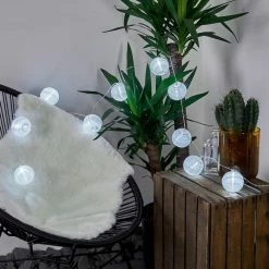 Hofstein Redding Solarlichterkette LED Weiß, 10-flammig -Günstiges Solarleuchten Geschäft redding solarlichterkette h3368220 7