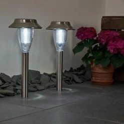 Hofstein Rovigo Solarleuchte LED Nickel-Matt, 1-flammig 26 Hofstein Rovigo Solarleuchte LED Nickel-Matt, 1-flammig -Günstiges Solarleuchten Geschäft rovigo solarleuchte h3371220 10