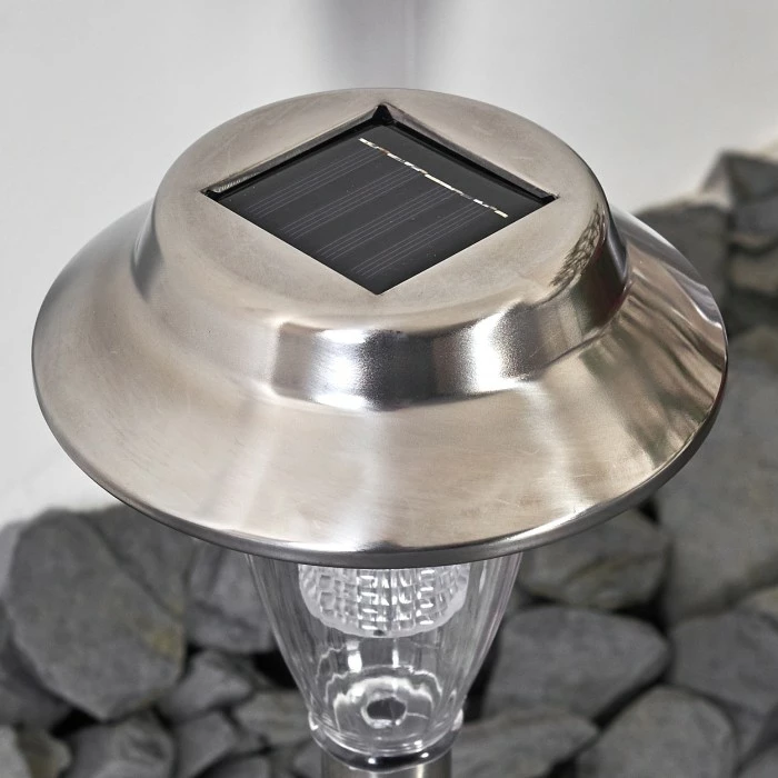 Hofstein Rovigo Solarleuchte LED Nickel-Matt, 1-flammig 14 Hofstein Rovigo Solarleuchte LED Nickel-Matt, 1-flammig – Bild 12