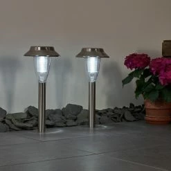 Hofstein Rovigo Solarleuchte LED Nickel-Matt, 1-flammig 24 Hofstein Rovigo Solarleuchte LED Nickel-Matt, 1-flammig -Günstiges Solarleuchten Geschäft rovigo solarleuchte h3371220 8