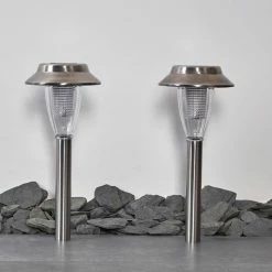 Hofstein Rovigo Solarleuchte LED Nickel-Matt, 1-flammig 25 Hofstein Rovigo Solarleuchte LED Nickel-Matt, 1-flammig -Günstiges Solarleuchten Geschäft rovigo solarleuchte h3371220 9