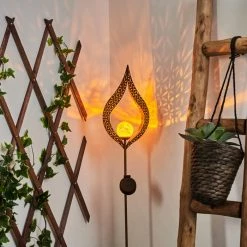 Hofstein Rovinj Solar-Kugelleuchte LED Rostfarben, 1-flammig 27 Hofstein Rovinj Solar-Kugelleuchte LED Rostfarben, 1-flammig -Günstiges Solarleuchten Geschäft rovinj solar kugelleuchte h3427231 12