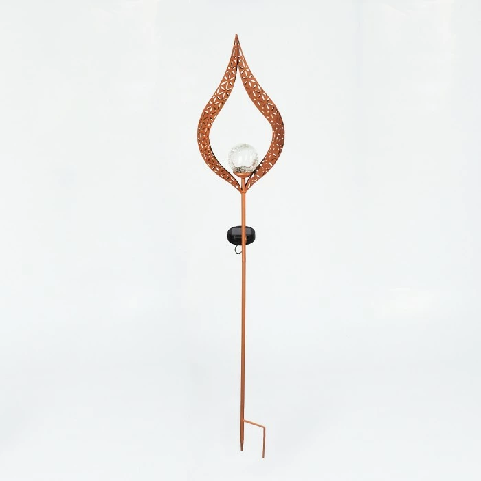 Hofstein Rovinj Solar-Kugelleuchte LED Rostfarben, 1-flammig 10 Hofstein Rovinj Solar-Kugelleuchte LED Rostfarben, 1-flammig – Bild 8