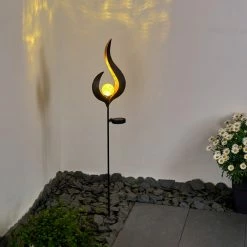 Hofstein Rovinj Solarleuchte LED Anthrazit, Kupferfarben, 1-flammig -Günstiges Solarleuchten Geschäft rovinj solarleuchte h3332061 12