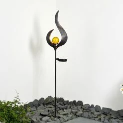 Hofstein Rovinj Solarleuchte LED Anthrazit, Kupferfarben, 1-flammig -Günstiges Solarleuchten Geschäft rovinj solarleuchte h3332061 15