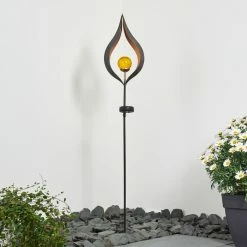 Hofstein Rovinj Solarleuchte LED Schwarz, Kupferfarben, 1-flammig -Günstiges Solarleuchten Geschäft rovinj solarleuchte h3332108 13