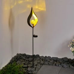 Hofstein Rovinj Solarleuchte LED Schwarz, Kupferfarben, 1-flammig -Günstiges Solarleuchten Geschäft rovinj solarleuchte h3332108 15