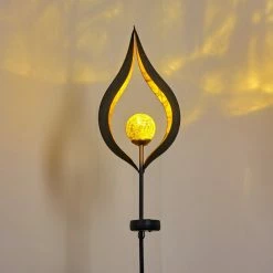 Hofstein Rovinj Solarleuchte LED Schwarz, Kupferfarben, 1-flammig -Günstiges Solarleuchten Geschäft rovinj solarleuchte h3332108 3