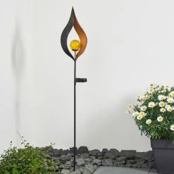 Hofstein Rovinj Solarleuchte LED Schwarz, Kupferfarben, 1-flammig -Günstiges Solarleuchten Geschäft rovinj solarleuchte h3332108 4