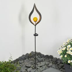 Hofstein Rovinj Solarleuchte LED Schwarz, Kupferfarben, 1-flammig -Günstiges Solarleuchten Geschäft rovinj solarleuchte h3332108 8