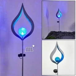 Hofstein Rovinj Solarleuchte LED Silber, 1-flammig