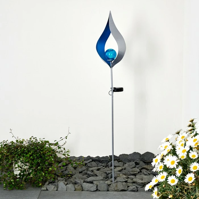 Hofstein Rovinj Solarleuchte LED Silber, 1-flammig 7 Hofstein Rovinj Solarleuchte LED Silber, 1-flammig – Bild 5