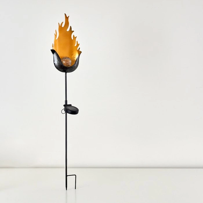 Hofstein Rovinj Solarleuchte LED Schwarz-Gold, 1-flammig 23 Hofstein Rovinj Solarleuchte LED Schwarz-Gold, 1-flammig – Bild 21