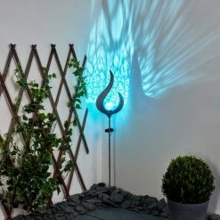 Hofstein Rovinj Solarleuchte LED Blau, Silber, 1-flammig -Günstiges Solarleuchten Geschäft rovinj solarleuchte h3418772 6