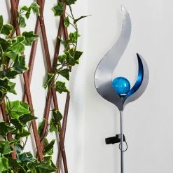 Hofstein Rovinj Solarleuchte LED Blau, Silber, 1-flammig -Günstiges Solarleuchten Geschäft rovinj solarleuchte h3418772 9