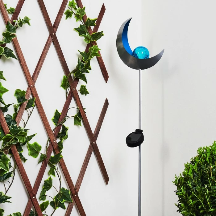 Hofstein Rovinj Solarleuchte LED Blau, Silber, 1-flammig 14 Hofstein Rovinj Solarleuchte LED Blau, Silber, 1-flammig – Bild 12