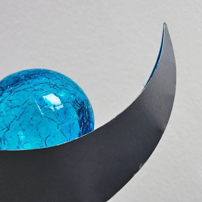 Hofstein Rovinj Solarleuchte LED Blau, Silber, 1-flammig 5 Hofstein Rovinj Solarleuchte LED Blau, Silber, 1-flammig – Bild 3