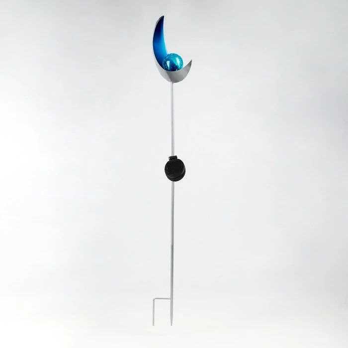 Hofstein Rovinj Solarleuchte LED Blau, Silber, 1-flammig 10 Hofstein Rovinj Solarleuchte LED Blau, Silber, 1-flammig – Bild 8