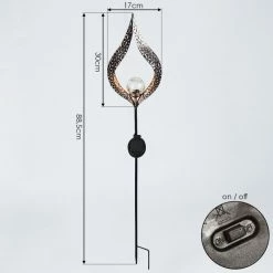 Hofstein Rovinj Solarleuchte LED Schwarz, Kupferfarben, 1-flammig 18 Hofstein Rovinj Solarleuchte LED Schwarz, Kupferfarben, 1-flammig -Günstiges Solarleuchten Geschäft rovinj solarleuchte h3427262 3