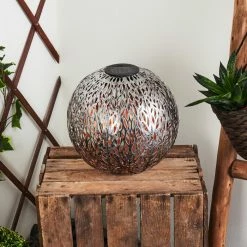 Hofstein Samoao Solarleuchte LED Schwarz, Silber, Kupferfarben, 1-flammig -Günstiges Solarleuchten Geschäft samoao solarleuchte h3418345 9