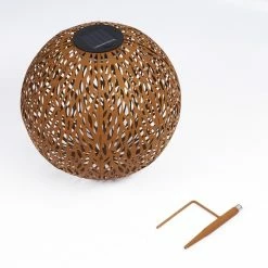 Hofstein Samoao Solarleuchte LED Schwarz, Rostfarben, 1-flammig -Günstiges Solarleuchten Geschäft samoao solarleuchte h3418352 4