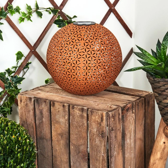 Hofstein Samoao Solarleuchte LED Schwarz, Rostfarben, 1-flammig 12 Hofstein Samoao Solarleuchte LED Schwarz, Rostfarben, 1-flammig – Bild 10