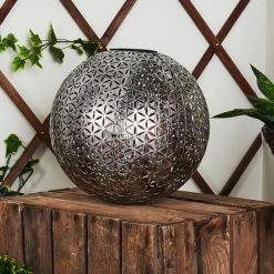 Hofstein Samoao Solarleuchte LED Schwarz, Silber, Kupferfarben, 1-flammig 23 Hofstein Samoao Solarleuchte LED Schwarz, Silber, Kupferfarben, 1-flammig -Günstiges Solarleuchten Geschäft samoao solarleuchte h3418420 9